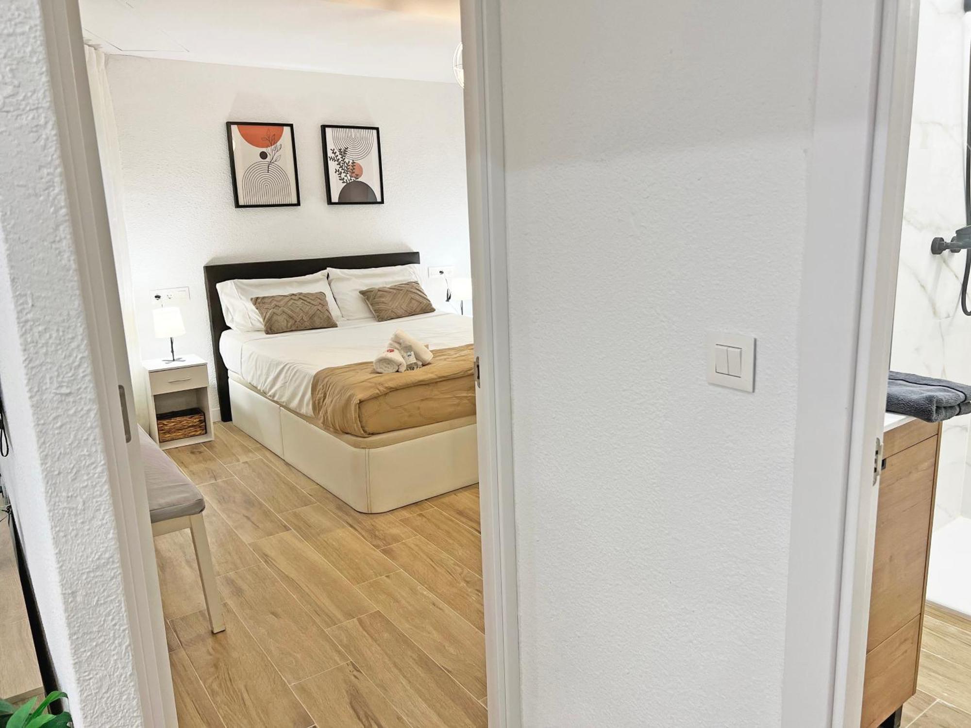 Апартаменты Coqueto Con Piscina, Nuevo A 50M Del Mar, Parking Gratis Кампелло Экстерьер фото