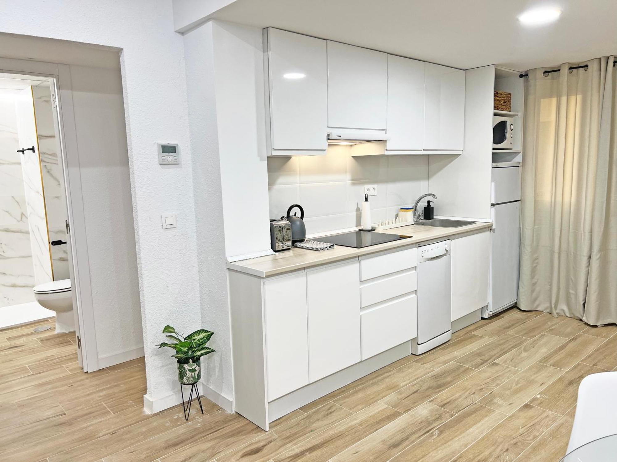 Апартаменты Coqueto Con Piscina, Nuevo A 50M Del Mar, Parking Gratis Кампелло Экстерьер фото